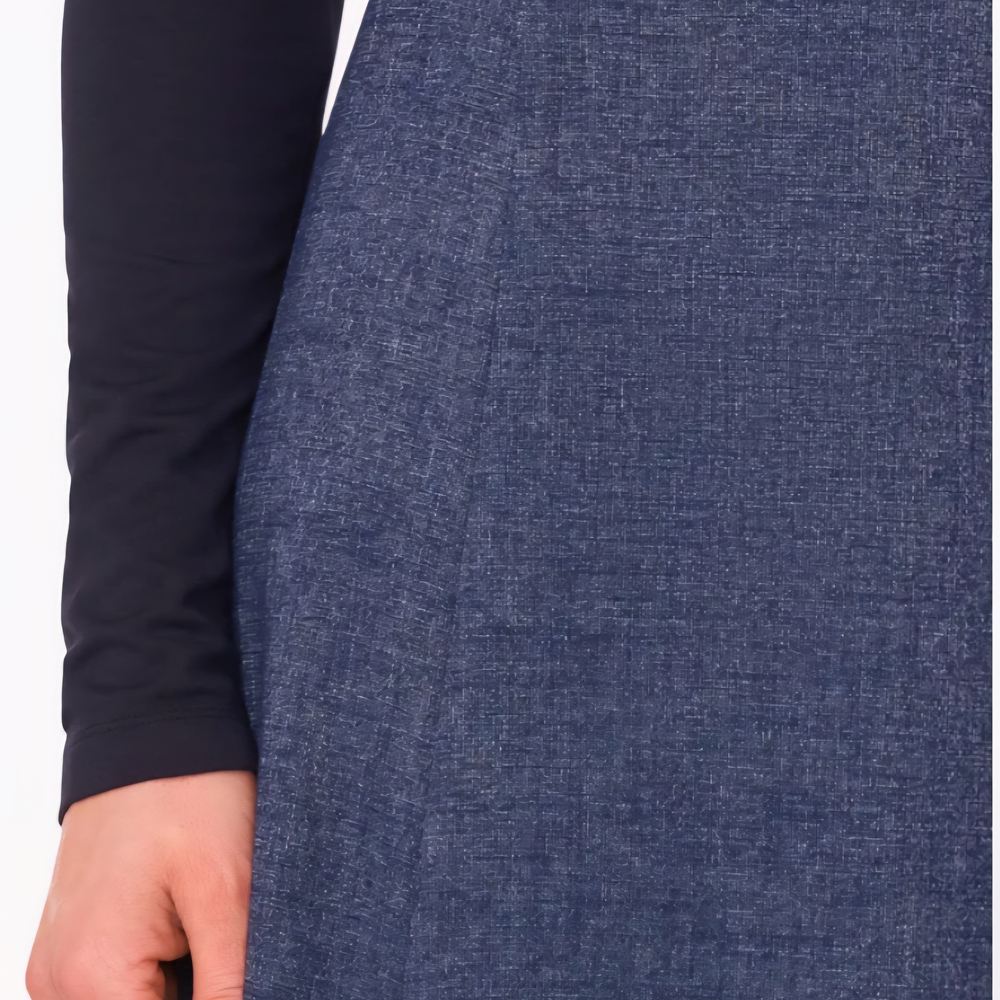 Halogen Navy A-Line Skirt - Picture 2 of 5